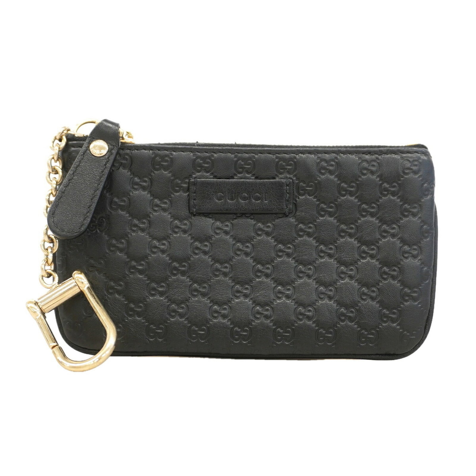 Coin purse leather case Gucci: Coin purse leather case Gucci Black Gucci leather coin purse case with dimensions of 8cm x 14cm x 1cm. Made from high-quality leather, this compact case features a classic design that can hold coins