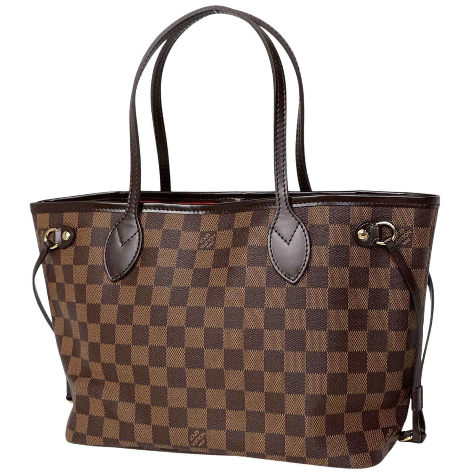 Handbag Tote Vuitton Louis: Handbag Tote Vuitton Louis Brown Damier Canvas Louis Vuitton Tote Bag. This 22cm x 28.5cm x 13cm tote bag features the iconic Damier pattern in brown, a classic design element of the Louis Vuitton