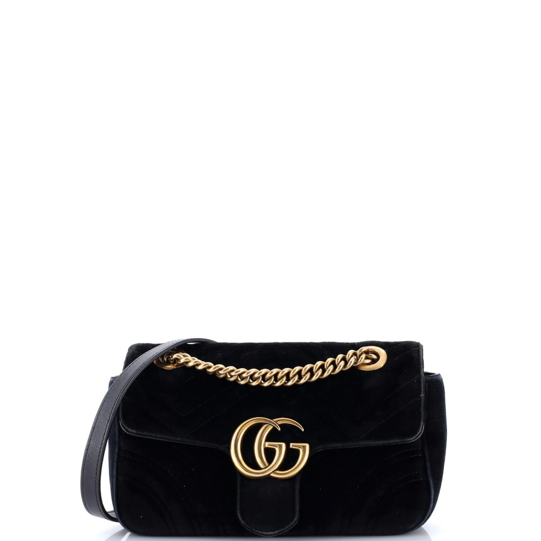 Gucci GG Matelasse Velvet Flap Mini Marmont Bag: Gucci GG Matelasse Velvet Flap Mini Marmont Bag The Gucci GG Matelasse Velvet Flap Mini Marmont Bag is a stylish and compact shoulder bag featuring a luxurious matelasse velvet exterior in black.