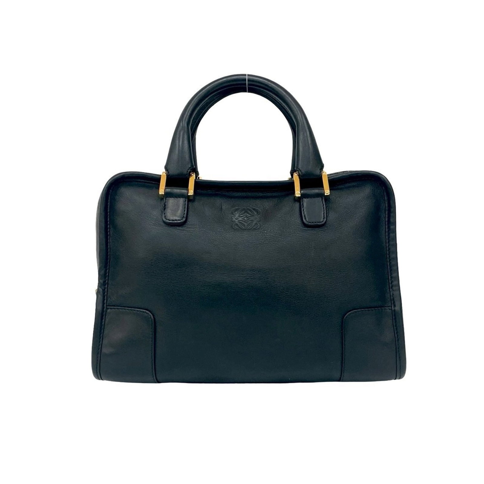Loewe Leather Boston Handbag Tote Bag: Loewe Leather Boston Handbag Tote Bag Loewe Leather Boston Handbag Tote Bag in Black. This classic tote bag features premium leather construction and a timeless design that exudes sophistication.