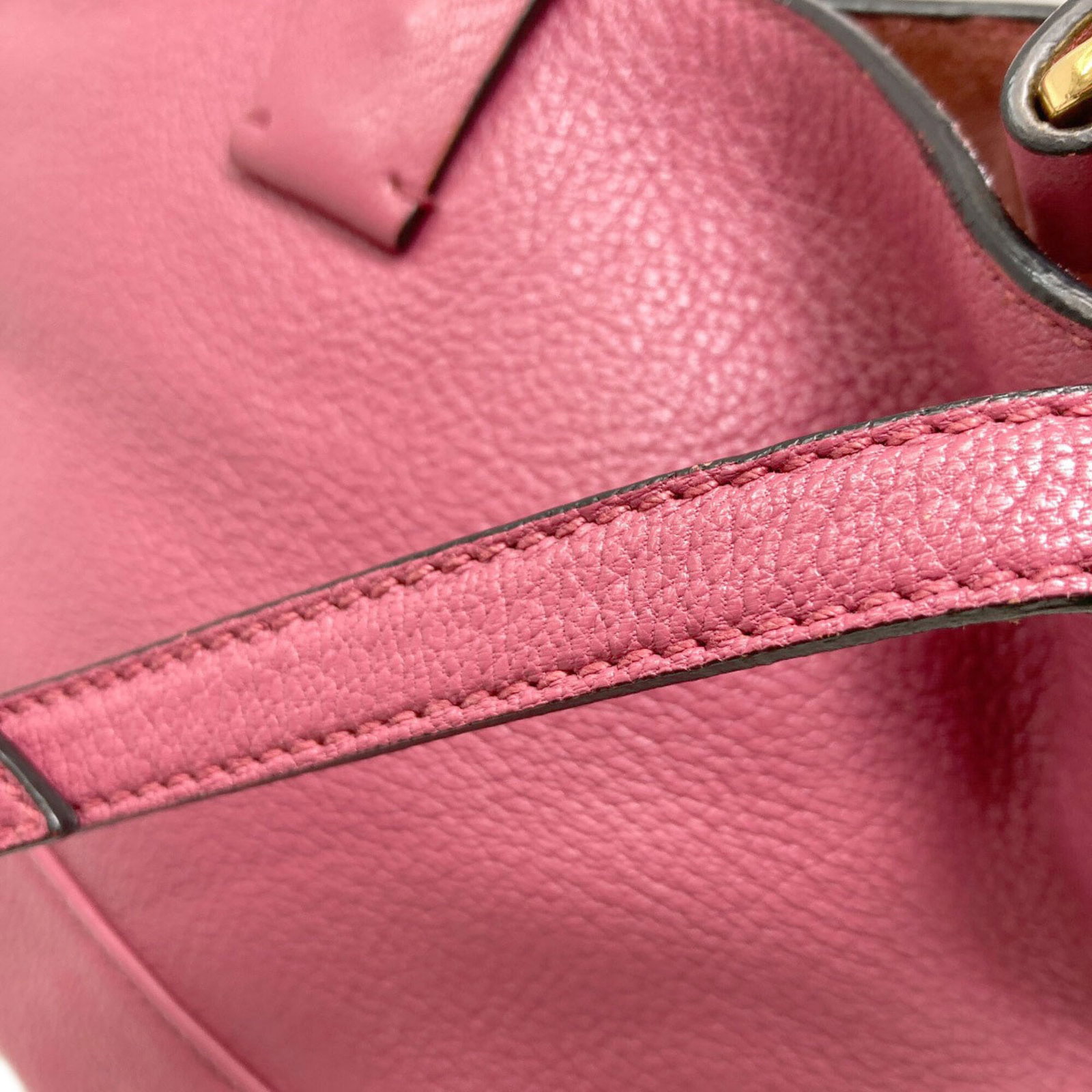 Handbag Miu Leather - 14