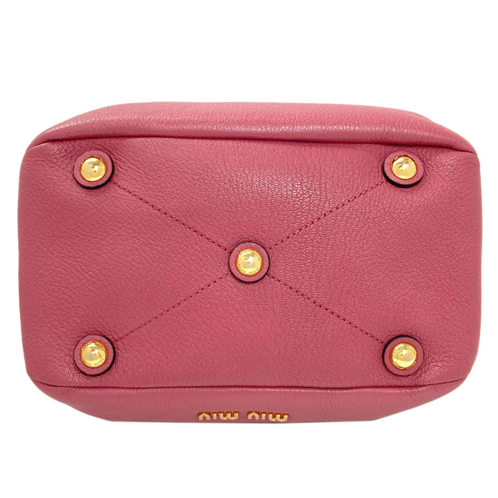 Handbag Miu Leather - 4