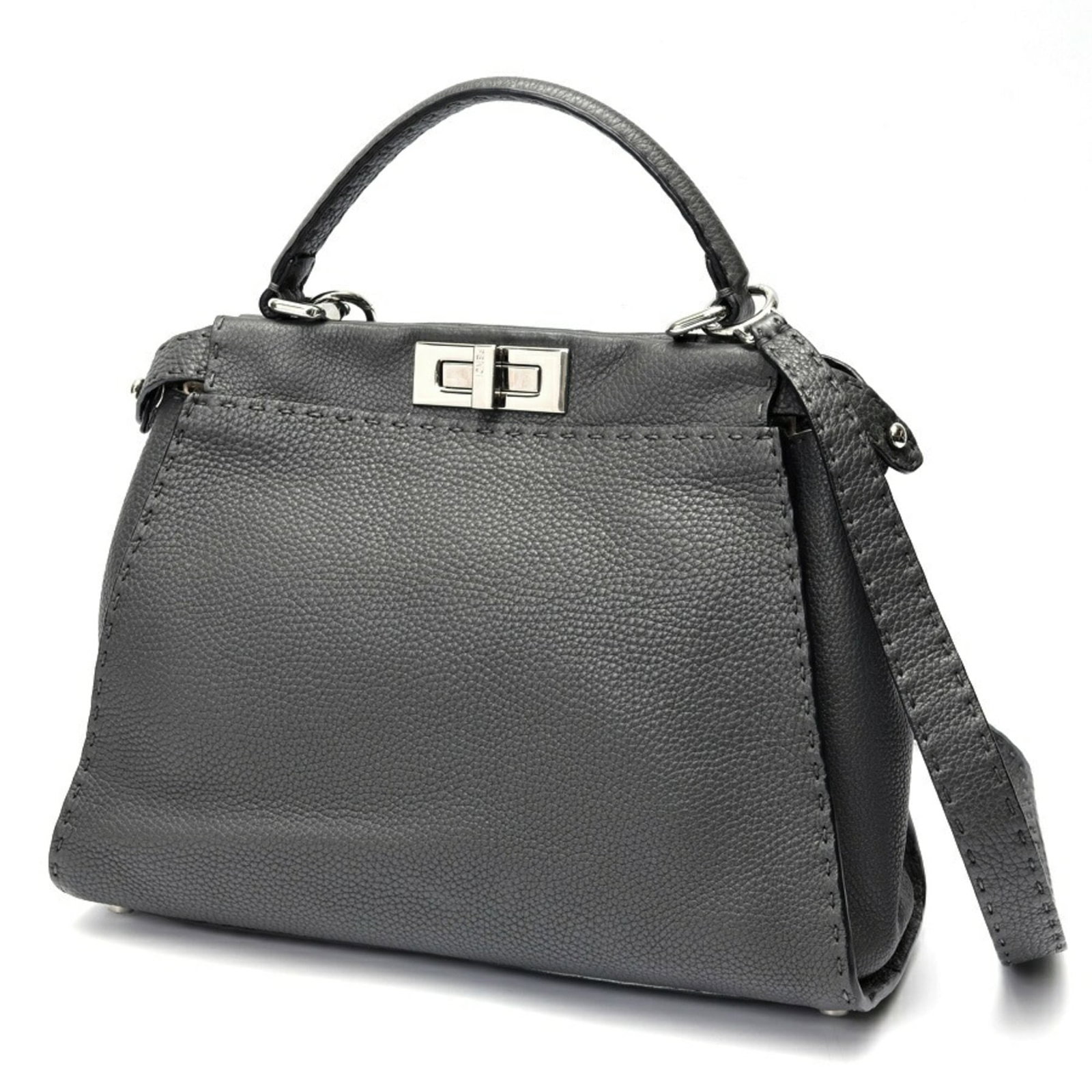 Shoulder Bag Leather Fendi Handbag: Shoulder Bag Leather Fendi Handbag Leather Fendi Handbag, a stylish shoulder bag from the iconic Italian brand, boasts a sleek design with clean lines and a classic silhouette. Made from high-quality