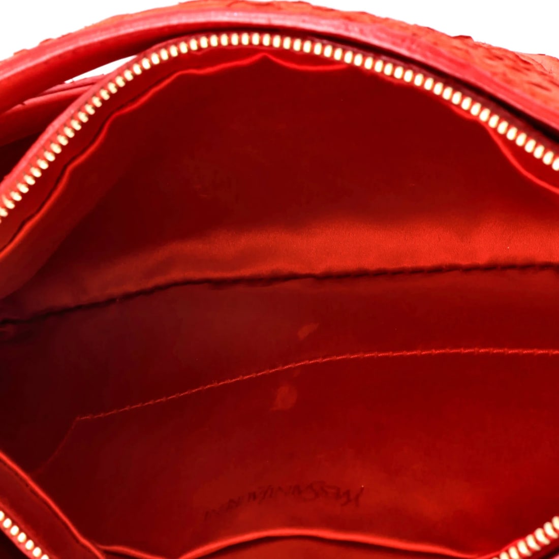 Saint Laurent Y Zip Python Clutch - 5