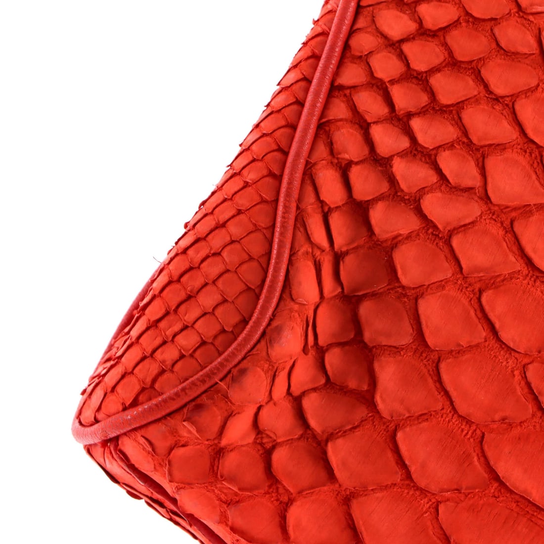 Saint Laurent Y Zip Python Clutch - 6