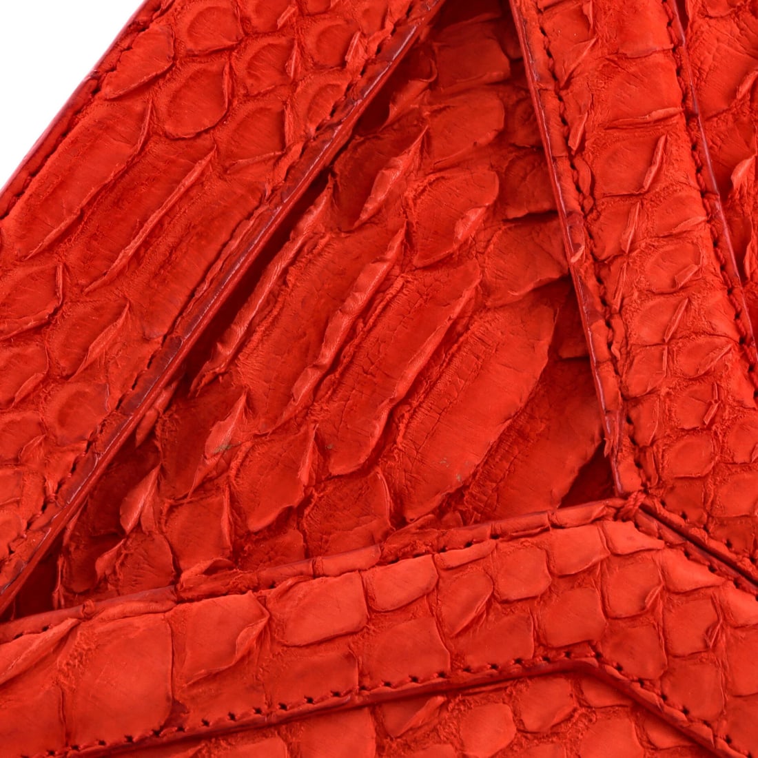 Saint Laurent Y Zip Python Clutch - 8