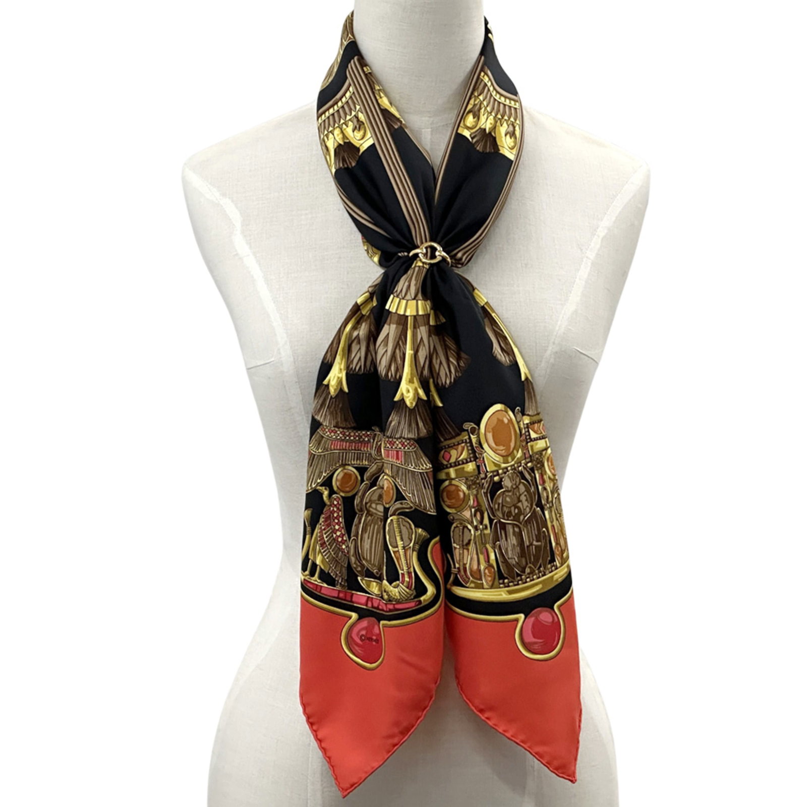 Silk Hermes Scarf - 6