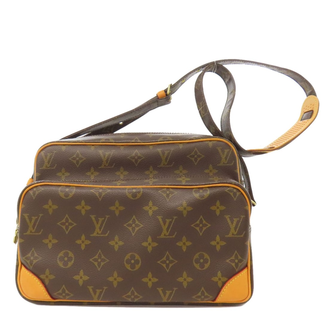 Nile Shoulder Bag Monogram Canvas Louis Vuitton: Nile Shoulder Bag Monogram Canvas Louis Vuitton Item Specifics: Brand: LOUIS VUITTON Style: Shoulder Bag Color: Brown Type: Shoulder Bag Exterior Color: Brown Exterior Material: Monogram canvas