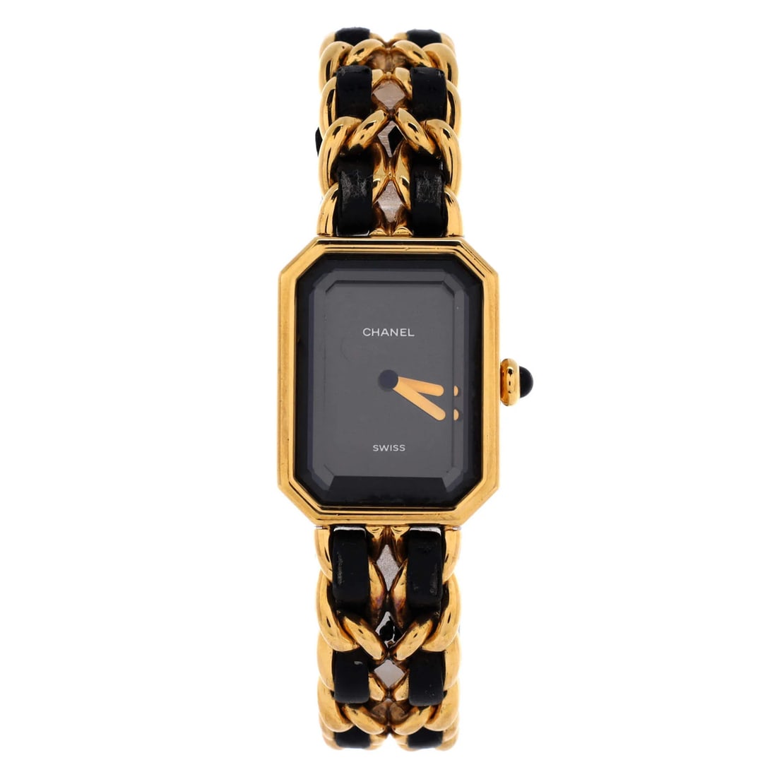 Rock Quartz Watch Plated Metal Leather Chanel 20: Rock Quartz Watch Plated Metal Leather Chanel 20 The Rock Quartz Watch features a unique blend of Pvd stainless steel and leather, creating a stylish and durable timepiece. With its multi-color band