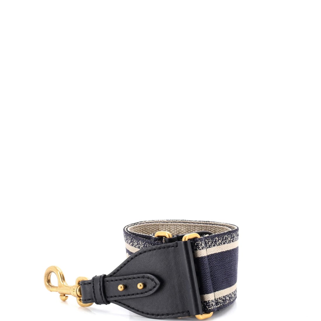 Christian Dior Shoulder Strap Canvas Logo Embroidered: Christian Dior Shoulder Strap Canvas Logo Embroidered Christian Dior's iconic shoulder strap design is showcased in this embroidered canvas logo piece, featuring a striking blue exterior with neutral