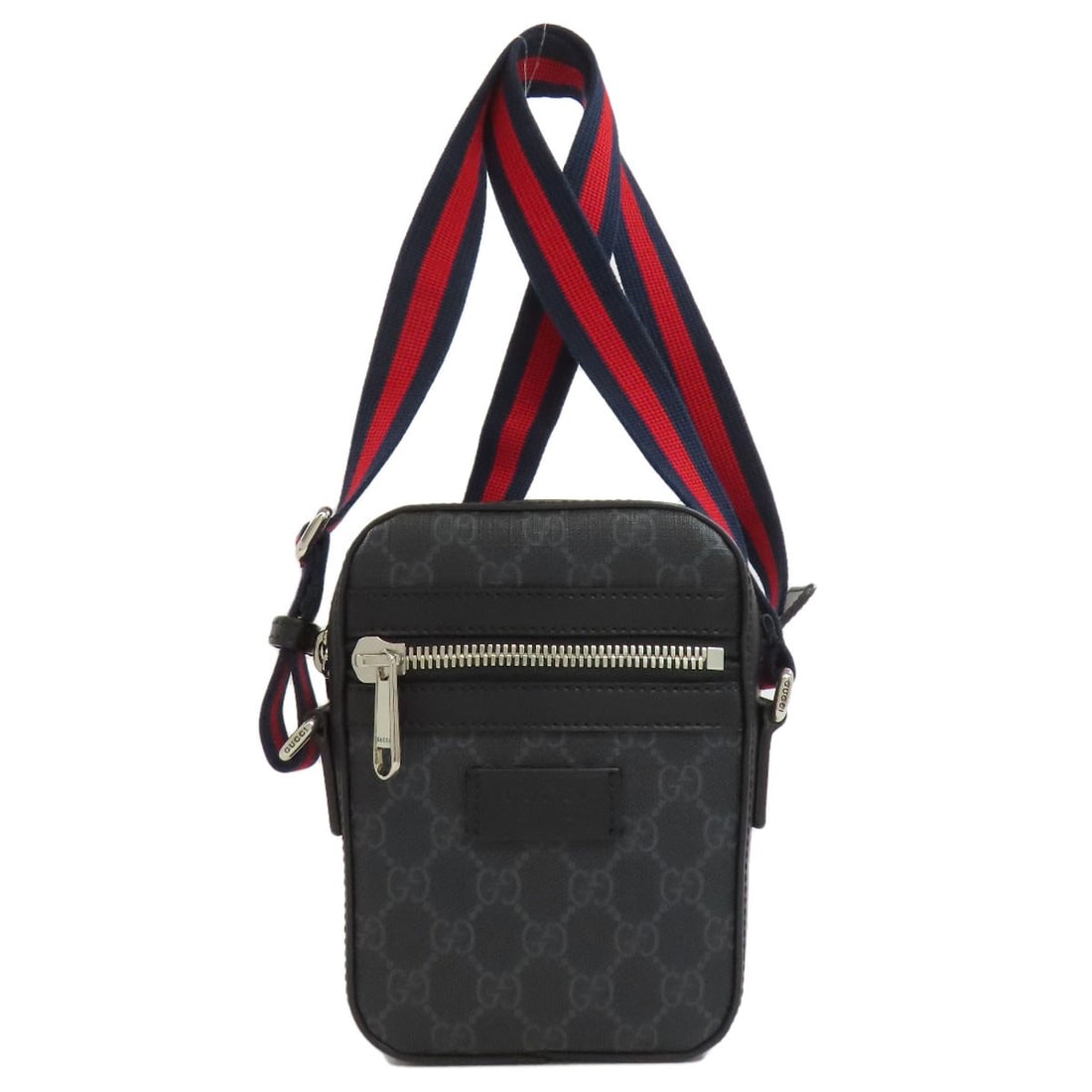 Pvc Supreme Shoulder Bag Gucci 682357: Pvc Supreme Shoulder Bag Gucci 682357 Black PVC Supreme Shoulder Bag from GUCCI. This stylish shoulder bag features a sleek PVC material and a black exterior color. The bag's design is characteristic