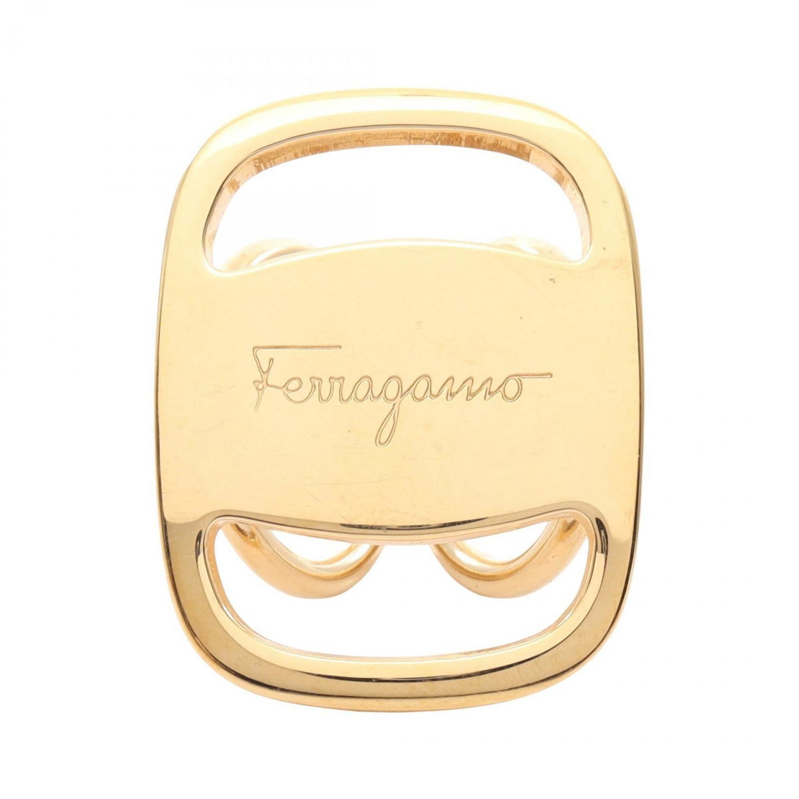 Ferragamo Scarf Ring Salvatore: Ferragamo Scarf Ring Salvatore Item Specifics: Brand: Salvatore Ferragamo Type: Scarf ring Gender: Women Color: Gold Product Disclaimer: Items may exhibit light wear, such as minor scratches or slight