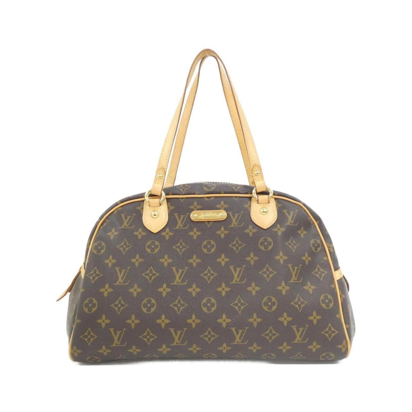 Canvas Coated Louis Vuitton Bag Shoulder: Canvas Coated Louis Vuitton Bag Shoulder Canvas Coated Louis Vuitton Bag ShoulderThis genuine Louis Vuitton MPN M95566 shoulder bag features a coated canvas material, gold hardware, and a classic