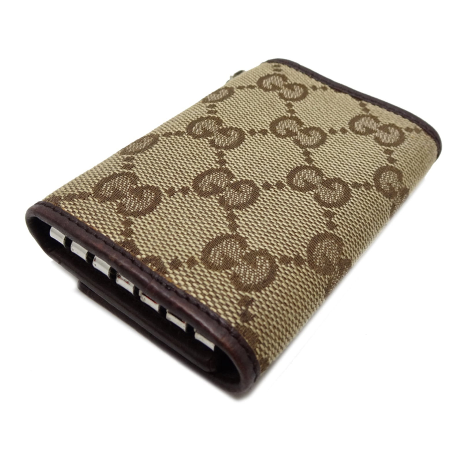 Gucci Canvas Leather Keycase - 4
