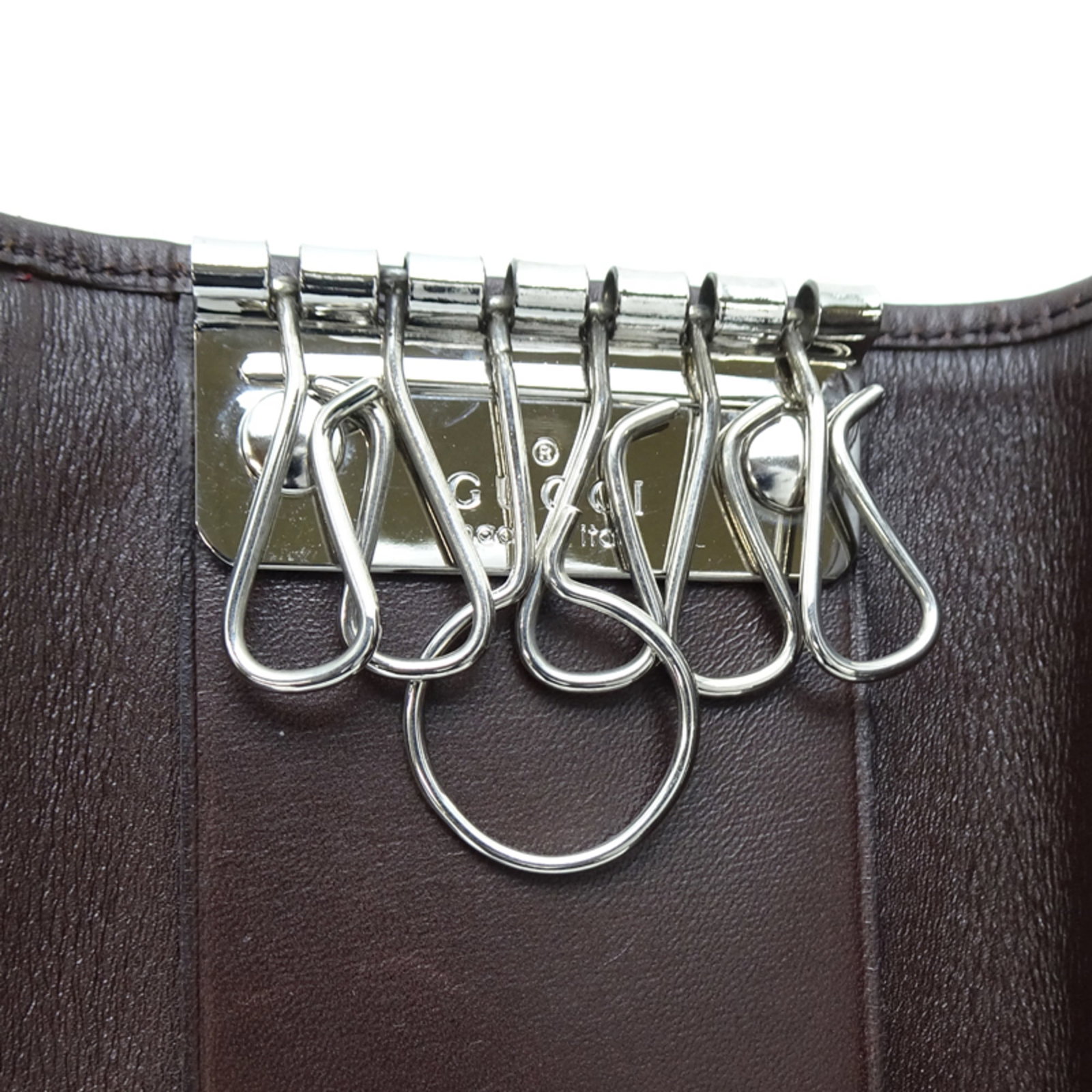 Gucci Canvas Leather Keycase - 7