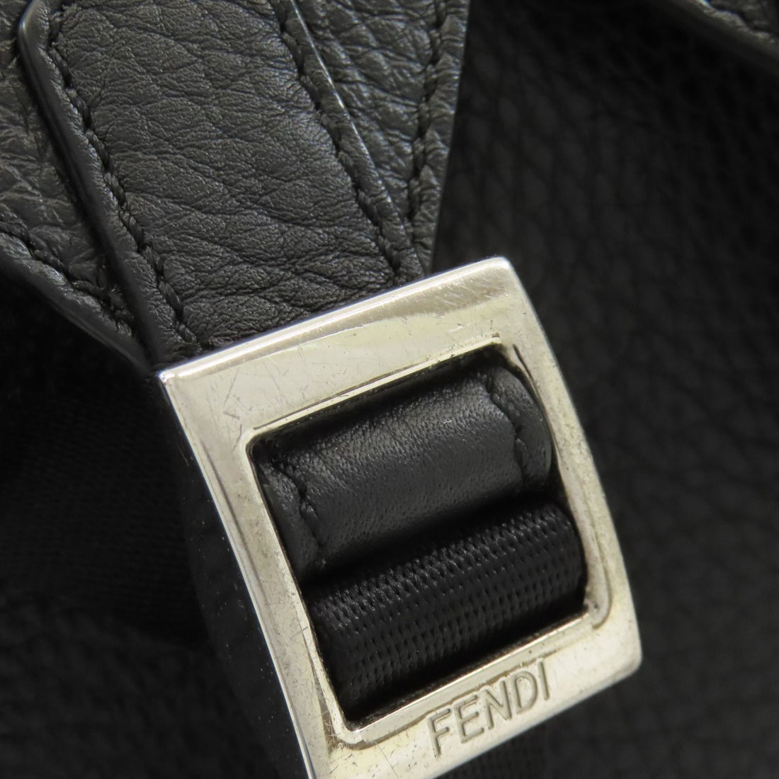 Fendi Logo Backpack Daypack Calf - 16
