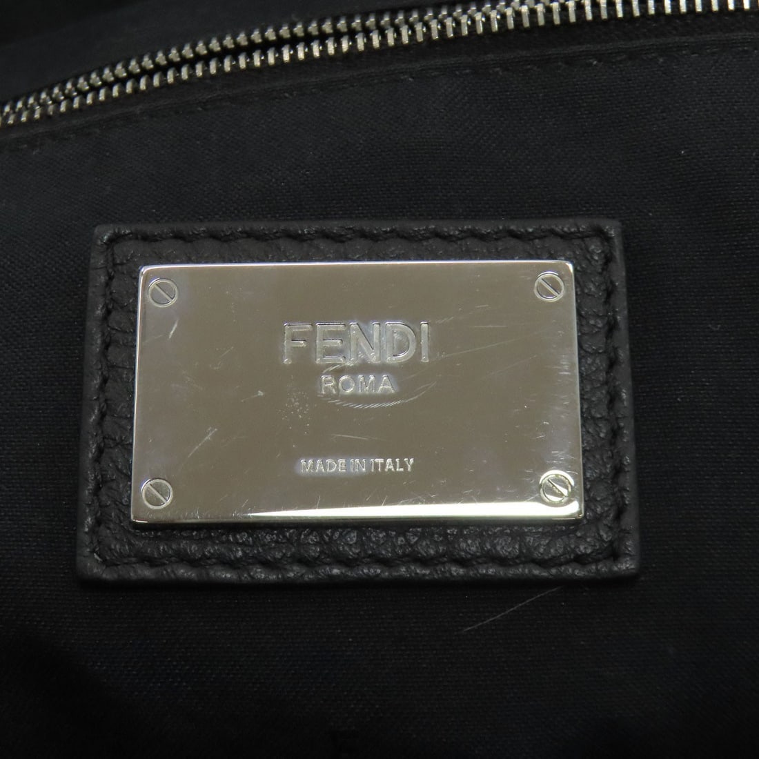 Fendi Logo Backpack Daypack Calf - 6