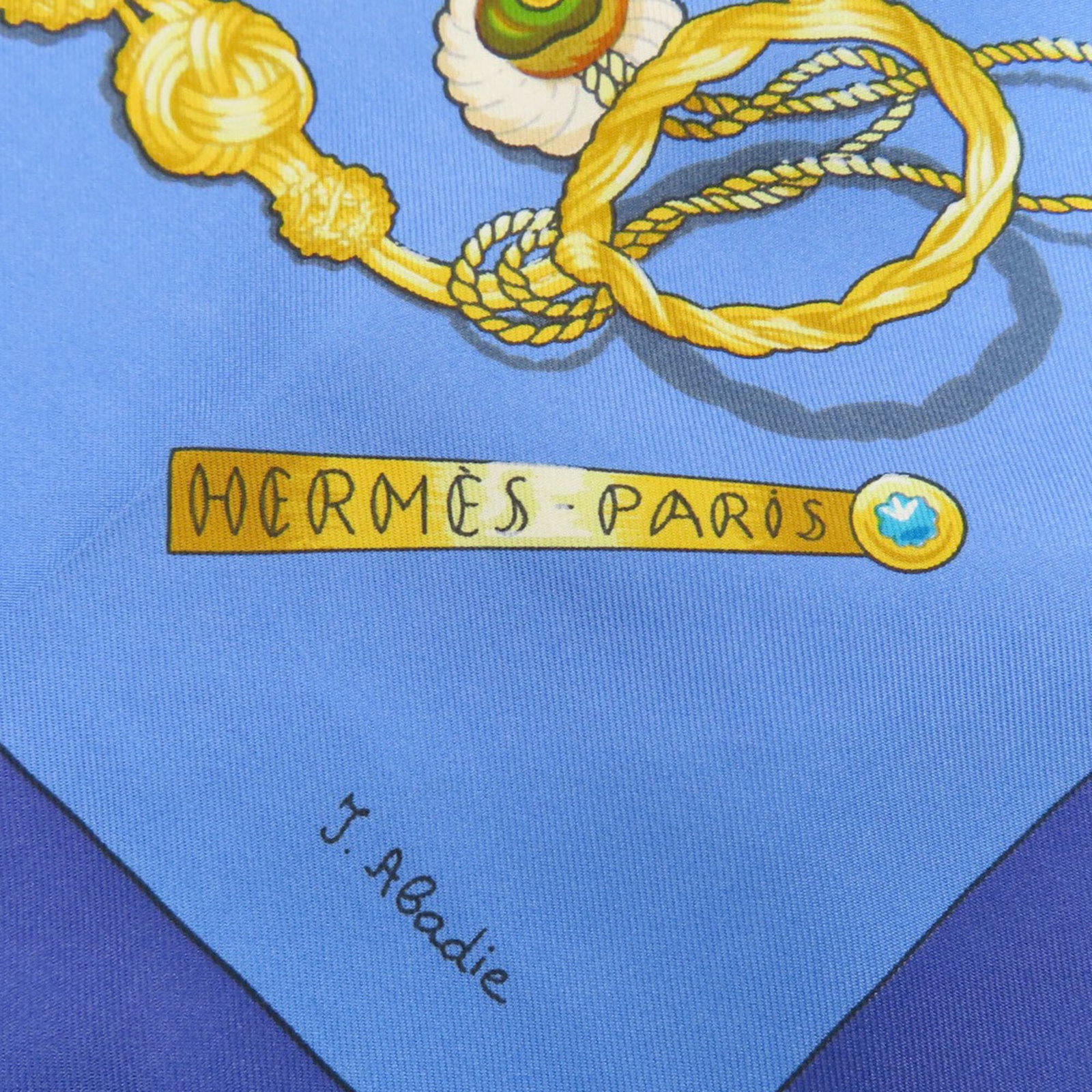 Silk Hermes Scarf - 4