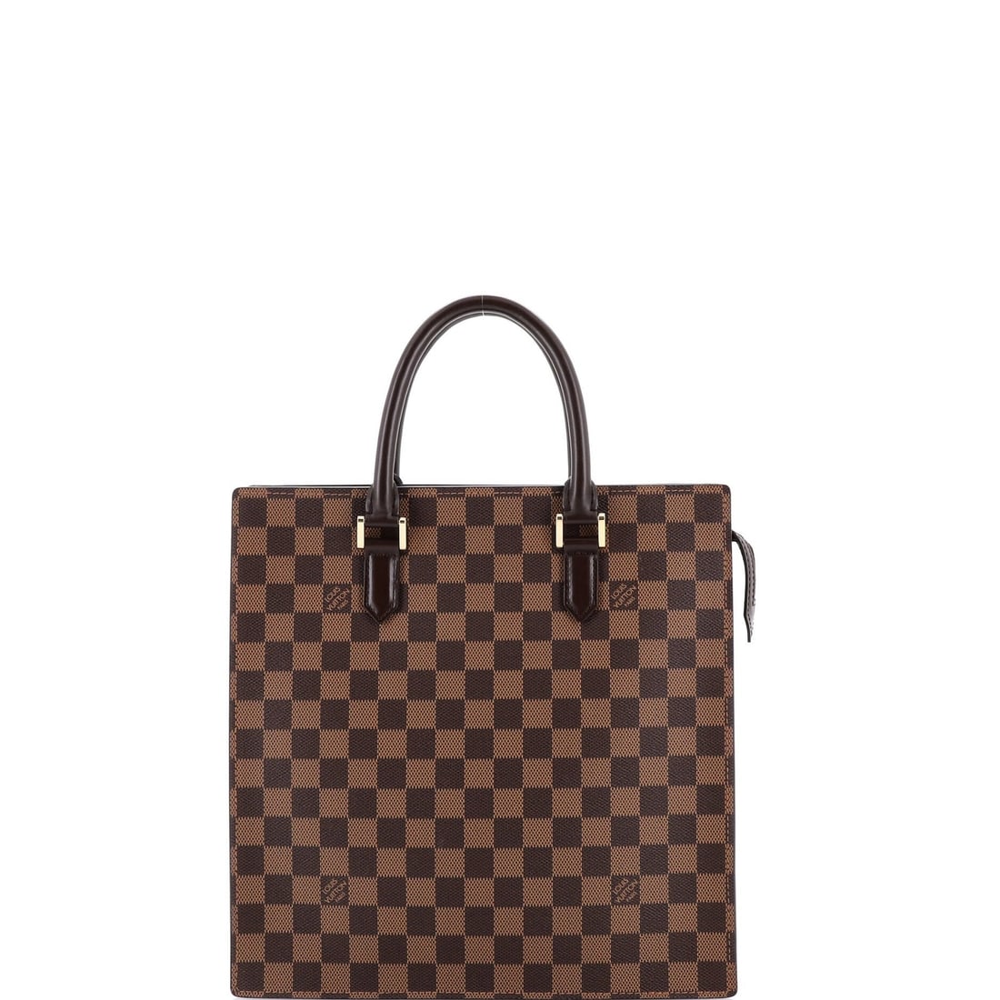 Louis Vuitton Damier Sac PM Bag Venice Plat: Louis Vuitton Damier Sac PM Bag Venice Plat The Louis Vuitton Damier Sac PM Bag Venice Plat is a timeless, brown canvas tote with gold hardware, featuring the iconic Damier PM pattern. Measuring