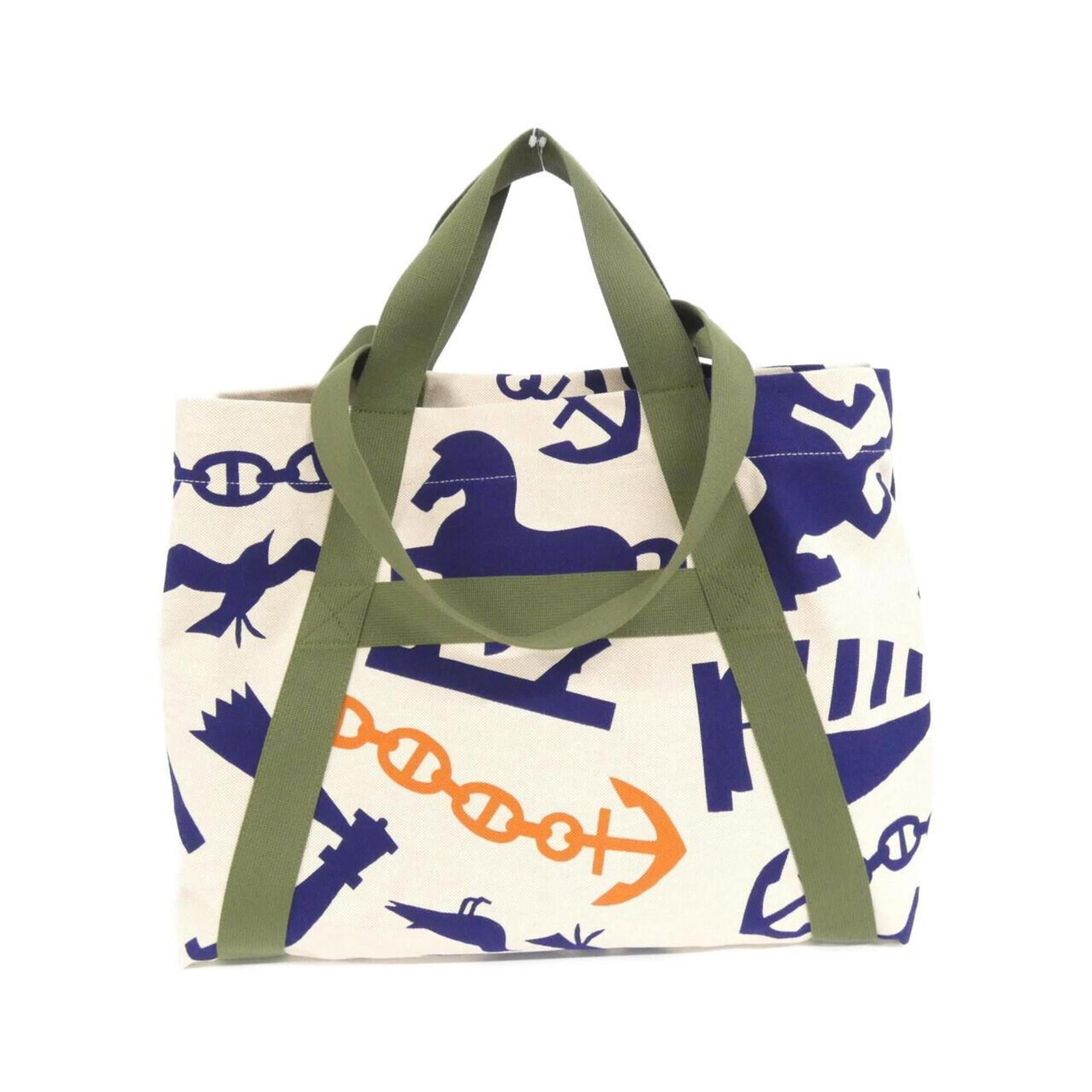Handbag Canvas: Handbag Canvas Canvas handbag with a striking blue and orange color combination, measuring 37cm x 50cm x 16cm and weighing 720g. The bag features a sturdy canvas material and adjustable strap length