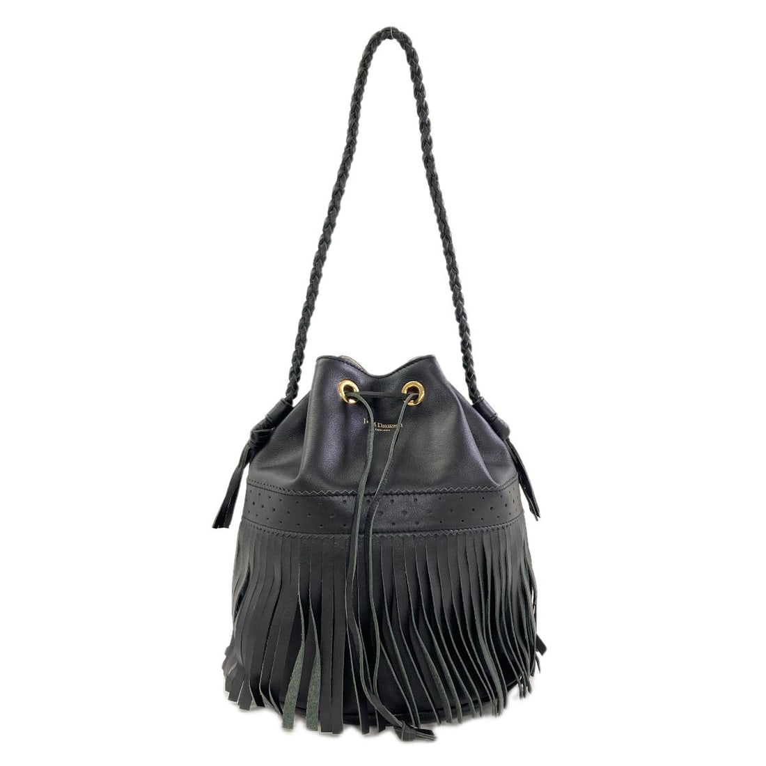 J M Davidson Fringe Leather Shoulder Bag: J M Davidson Fringe Leather Shoulder Bag The J M Davidson Fringe Leather Shoulder Bag is a sleek and sophisticated accessory. Made from high-quality leather, this shoulder bag features a classic