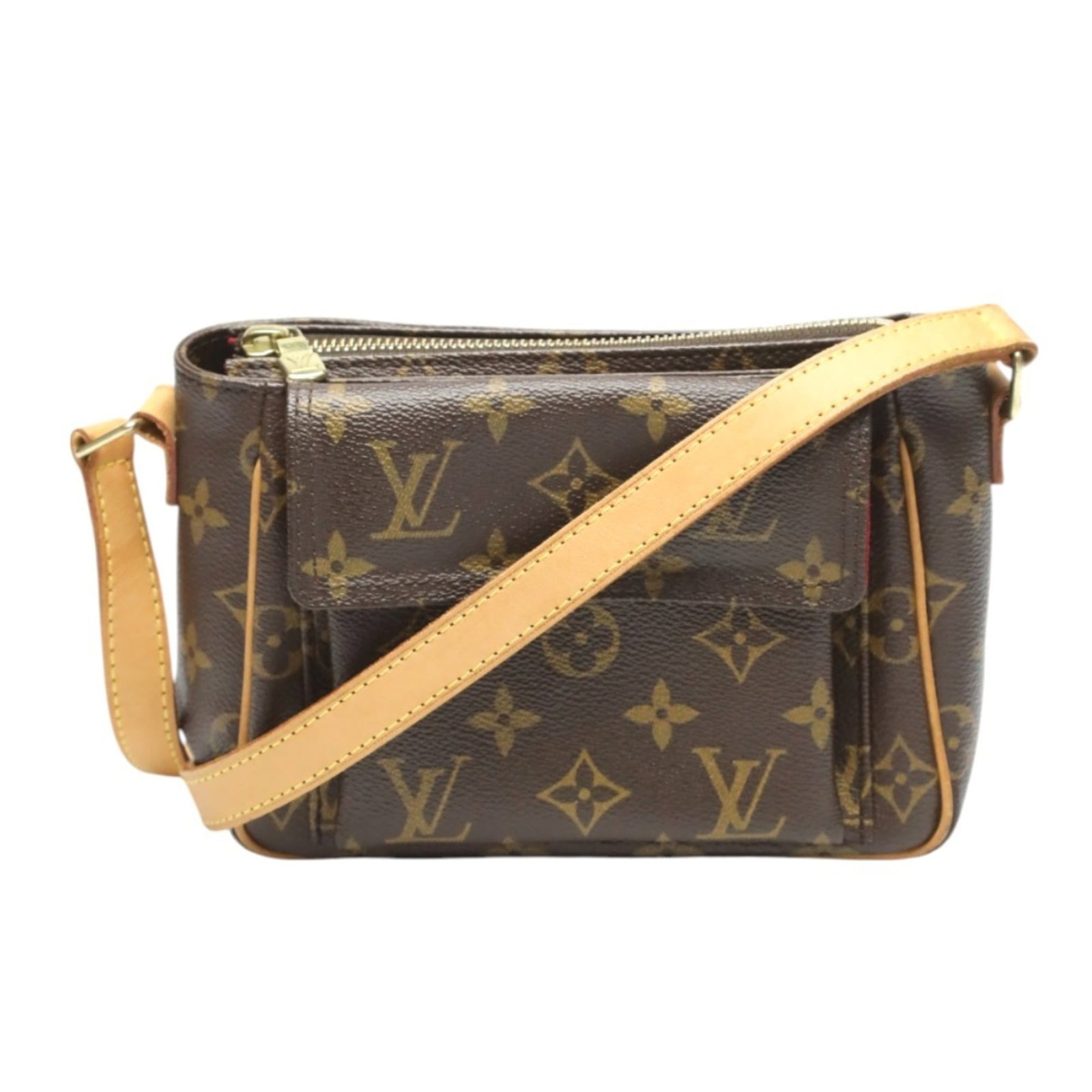 Monogram Canvas Louis Vuitton Shoulder Bag: Monogram Canvas Louis Vuitton Shoulder Bag Monogram Canvas Louis Vuitton Shoulder Bag - A timeless and elegant accessory in rich brown monogram canvas, this shoulder bag boasts a classic design with