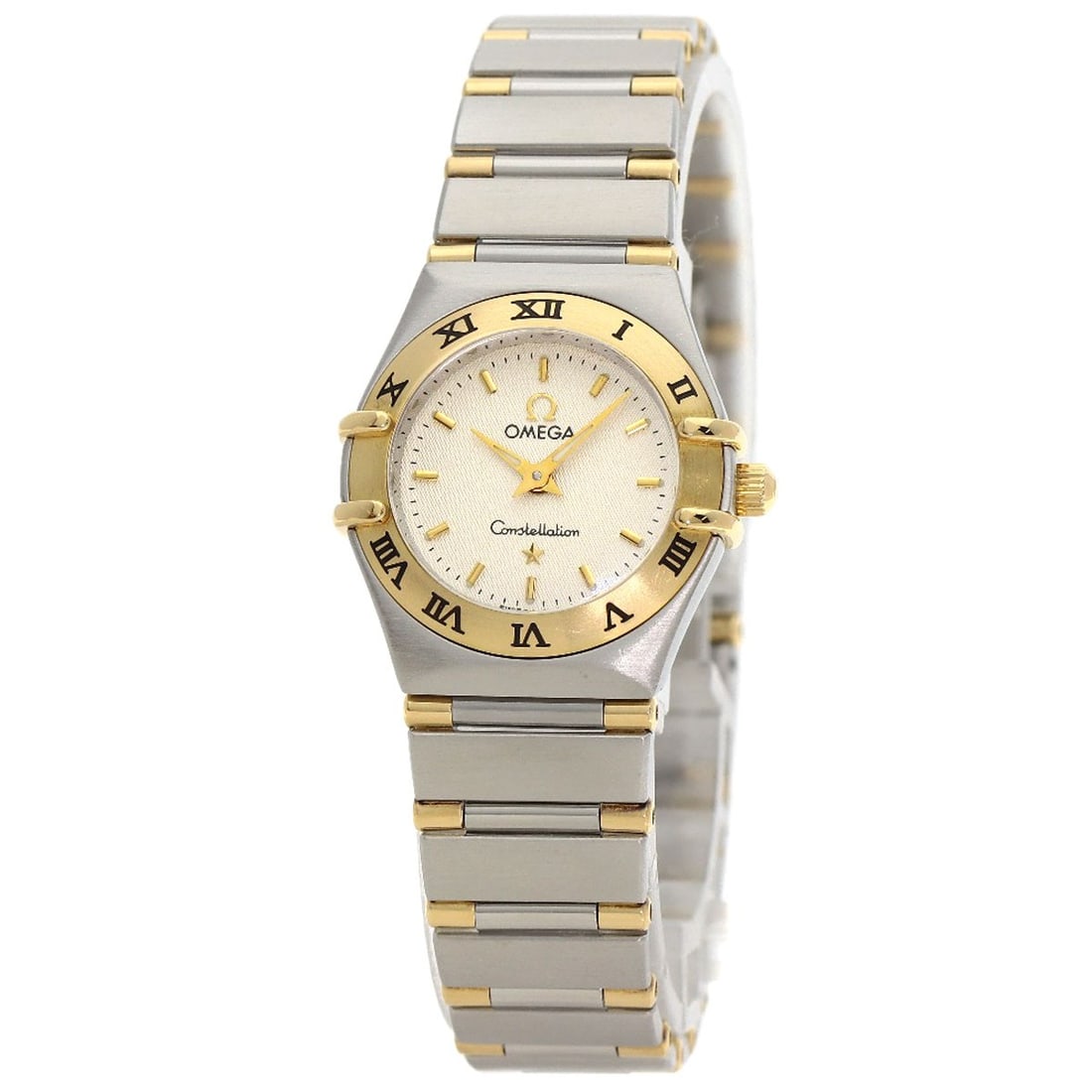 Omega Constellation Mini Watches 1372.30 Stainless Steel/ Ssxk18Yg: Omega Constellation Mini Watches 1372.30 Stainless Steel/ Ssxk18Yg Stainless steel and gold accents come together in the Omega Constellation Mini Watch, a sleek and sophisticated timepiece. Featuring