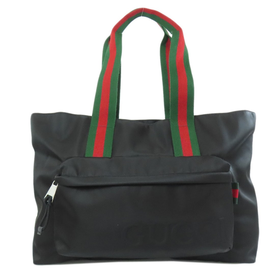 Large Tote Bag Nylon Gucci Tote Sherry 802172 Line: Large Tote Bag Nylon Gucci Tote Sherry 802172 Line Black nylon Gucci tote bag with a distinctive 802172 line, a classic style that combines functionality and sophistication. Made from high-quality nyl