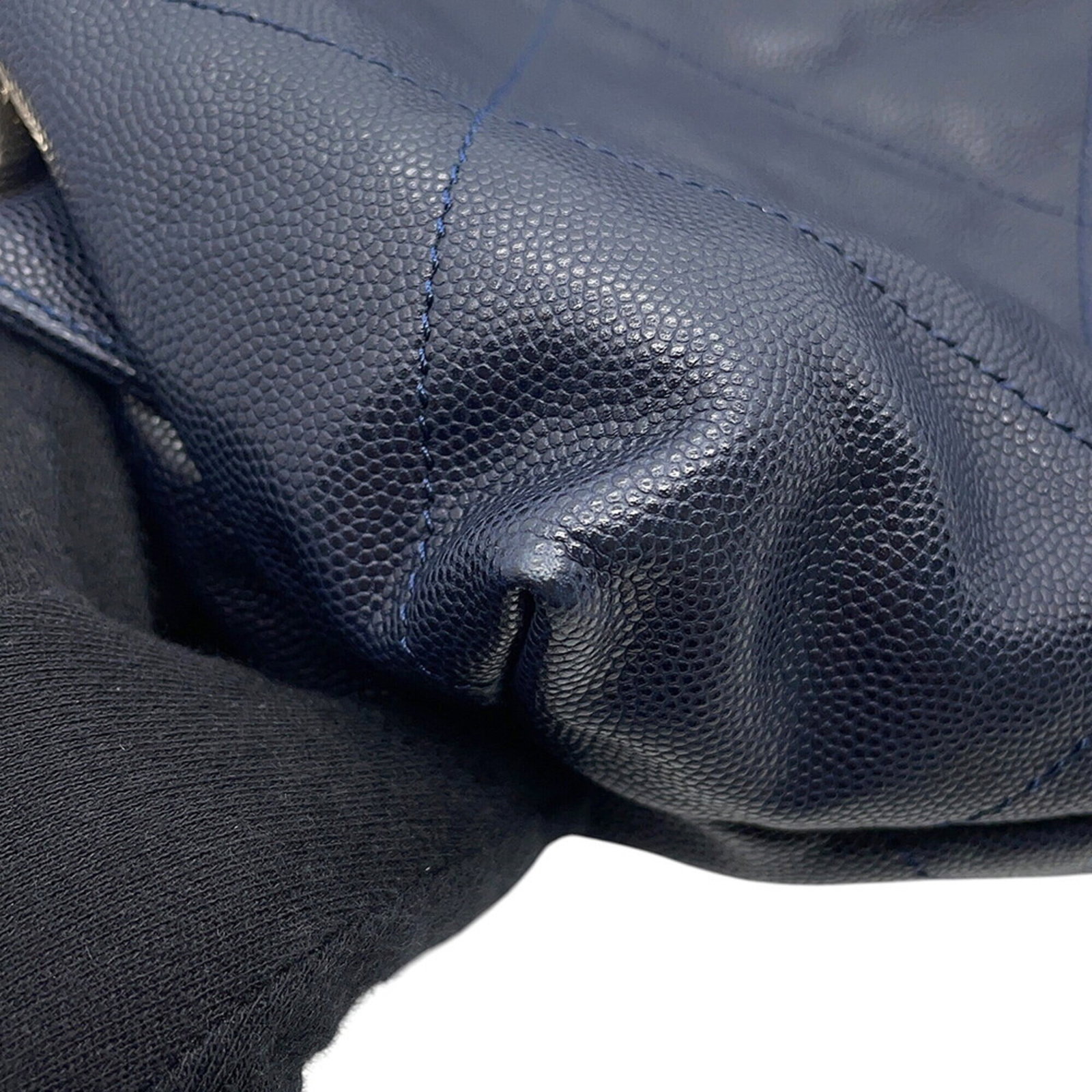 Calfskin Grained Chanel Backpack - 7