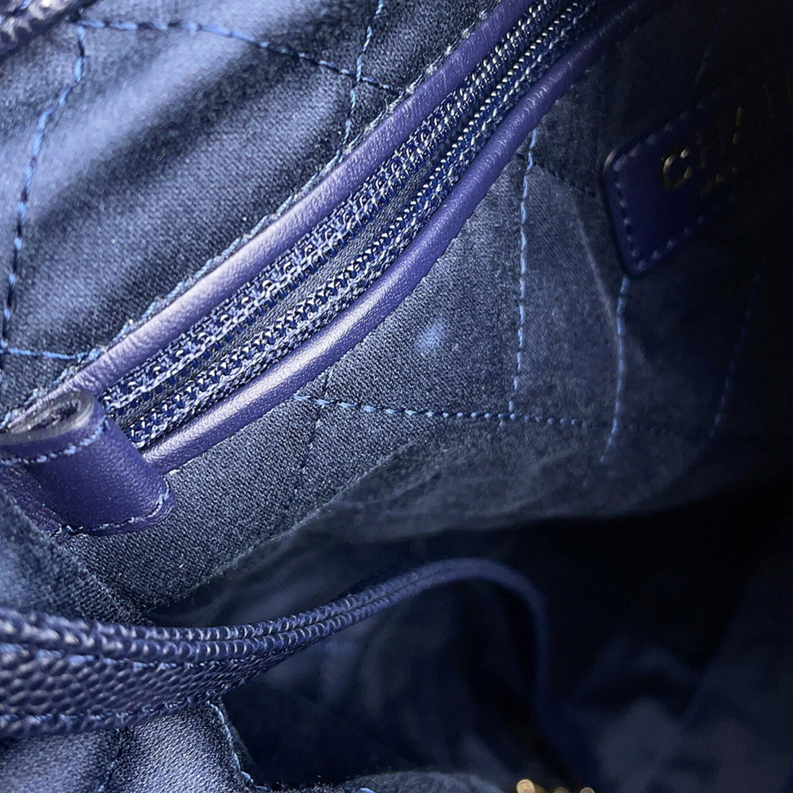 Calfskin Grained Chanel Backpack - 9