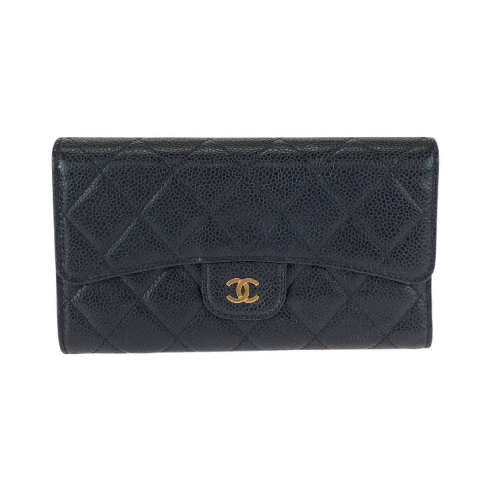 Tri Fold Grained Calfskin Long Wallet Chanel: Tri Fold Grained Calfskin Long Wallet Chanel Tri Fold Grained Calfskin Long Wallet Chanel - A sleek and sophisticated accessory from the renowned French fashion house, this tri-fold wallet is crafted