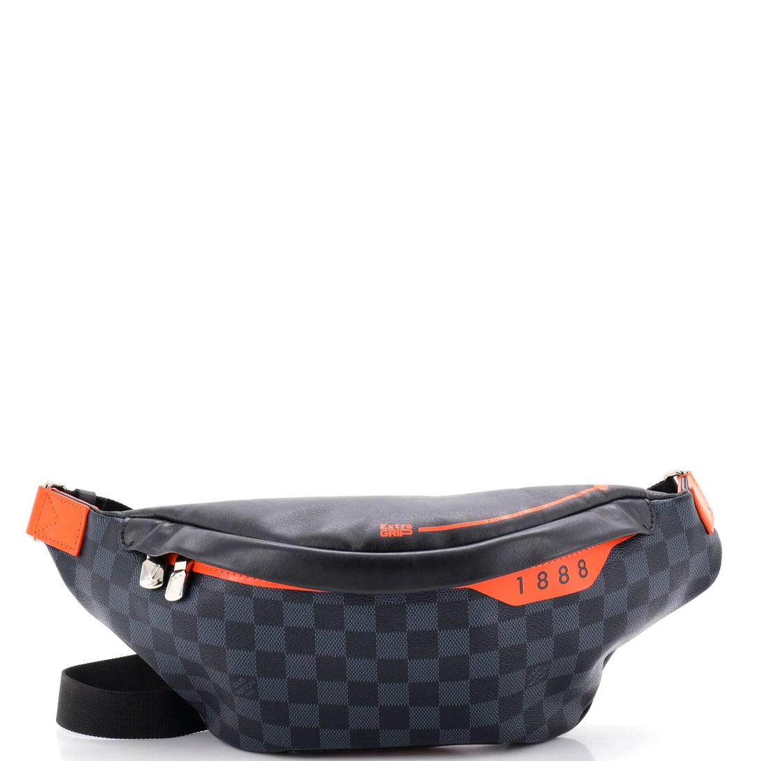 Damier Cobalt Race Louis Vuitton Bumbag Discovery: Damier Cobalt Race Louis Vuitton Bumbag Discovery The Damier Cobalt Race Louis Vuitton Bumbag Discovery boasts a striking blue canvas exterior with silver hardware, featuring a unique Damier Cobalt