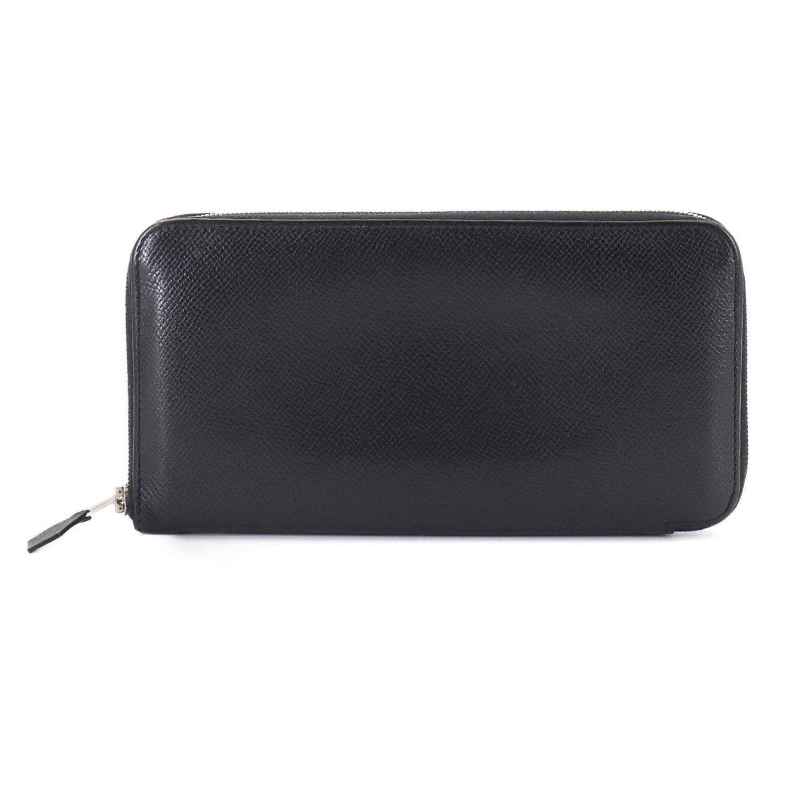 Epsom Leather Bi fold Wallet Hermes: Epsom Leather Bi fold Wallet Hermes Epsom leather, a signature material of Hermes, is used to craft this black bi-fold wallet. The sleek design and slim profile make it a versatile accessory for