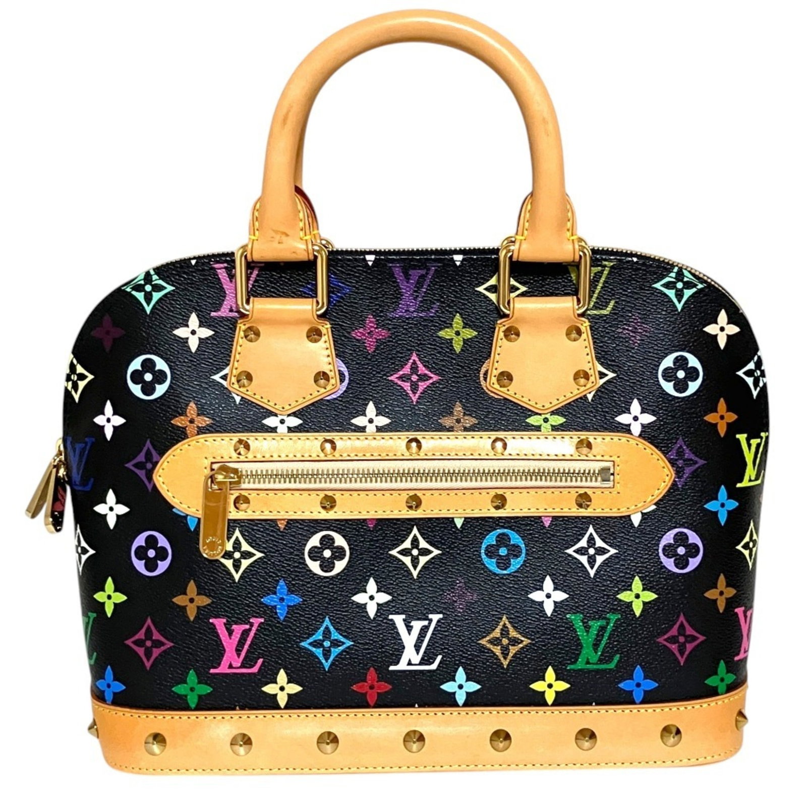 Handbag Louis Vuitton Monogram Multicolore: Handbag Louis Vuitton Monogram Multicolore The Louis Vuitton Monogram Multicolore handbag boasts a striking black and multi-color design, featuring the iconic monogram pattern. Made from high-quality