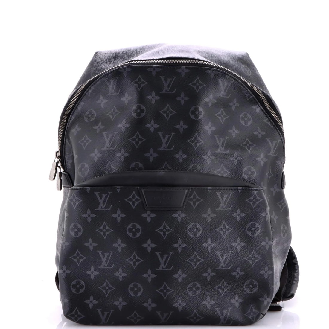 Canvas Monogram Eclipse Louis Vuitton Discovery Backpack: Canvas Monogram Eclipse Louis Vuitton Discovery Backpack Canvas Monogram Eclipse Louis Vuitton Discovery Backpack in Black, featuring a classic design with a bold monogram pattern, available in PM
