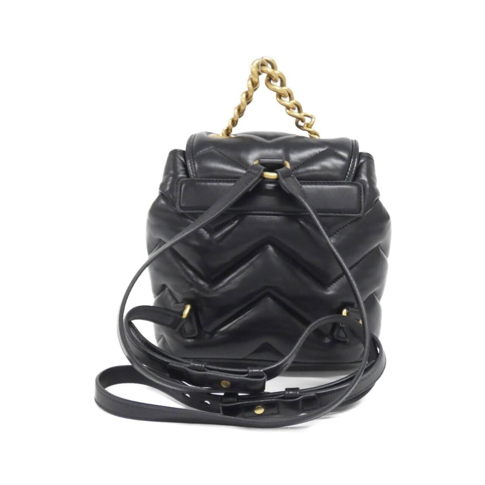 Leather Gucci Backpack Quilting - 2