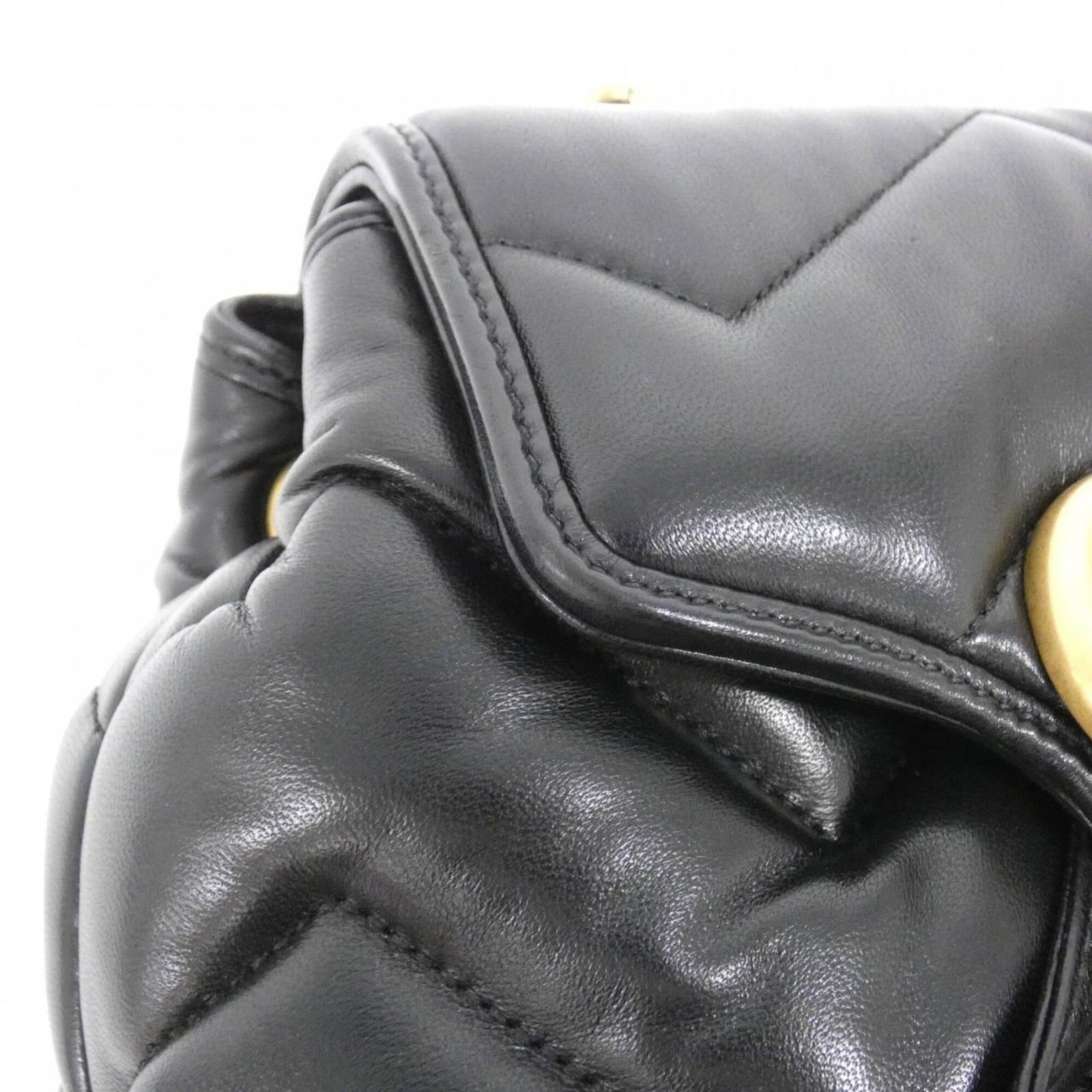 Leather Gucci Backpack Quilting - 4
