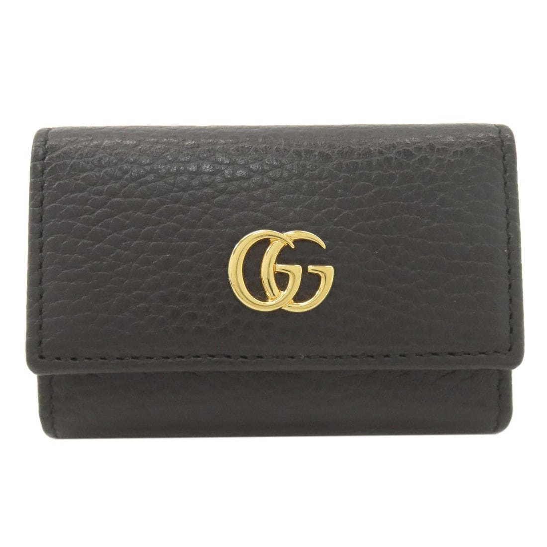 Key Holder Leather Double G Gucci: Key Holder Leather Double G Gucci Key Holder Leather Double G Gucci: A sleek and sophisticated accessory featuring a striking black leather design with a prominent double G logo, perfect for adding a 