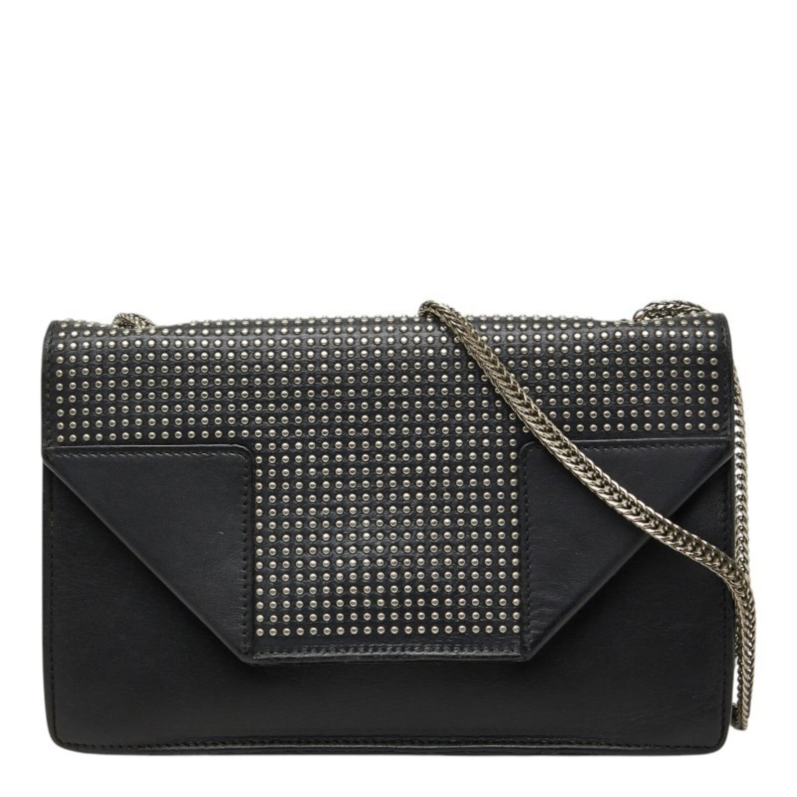 Laurent Saint Bag Leather Shoulder: Laurent Saint Bag Leather Shoulder The Laurent Saint Bag Leather Shoulder is a sleek and sophisticated black leather shoulder bag with a compact size, measuring 14cm x 21cm x 5cm. Its high-quality