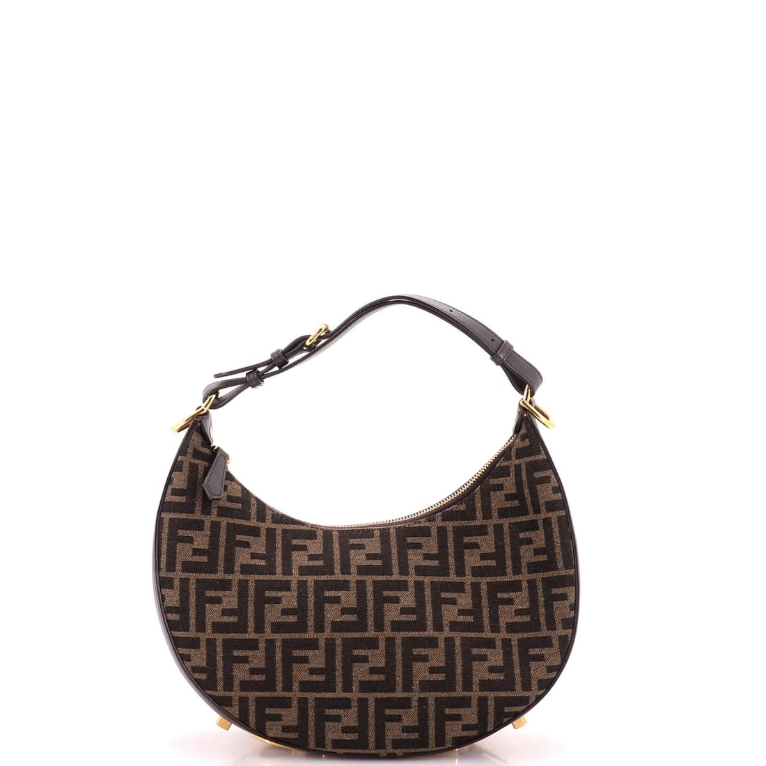 Fendi Fendigraphy Bag Zucca Canvas Small: Fendi Fendigraphy Bag Zucca Canvas Small The Fendi Fendigraphy Bag Zucca Canvas Small is a stylish and versatile accessory, featuring a classic hobos design with a canvas and leather exterior in a