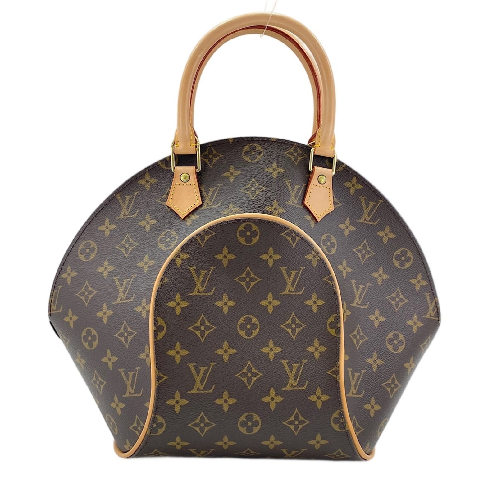 Handbag Louis Vuitton: Handbag Louis Vuitton Brown Louis Vuitton Monogram Handbag with Classic Design. This 30cm x 26cm x 15cm handbag features the iconic Louis Vuitton Monogram pattern in a rich brown color. With its