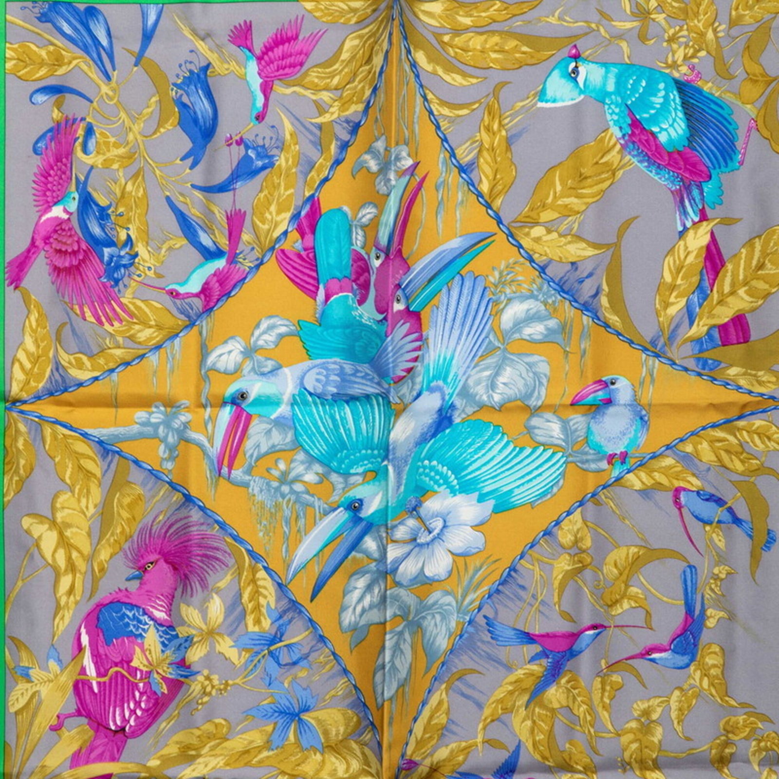 Silk Hermes Scarf - 2