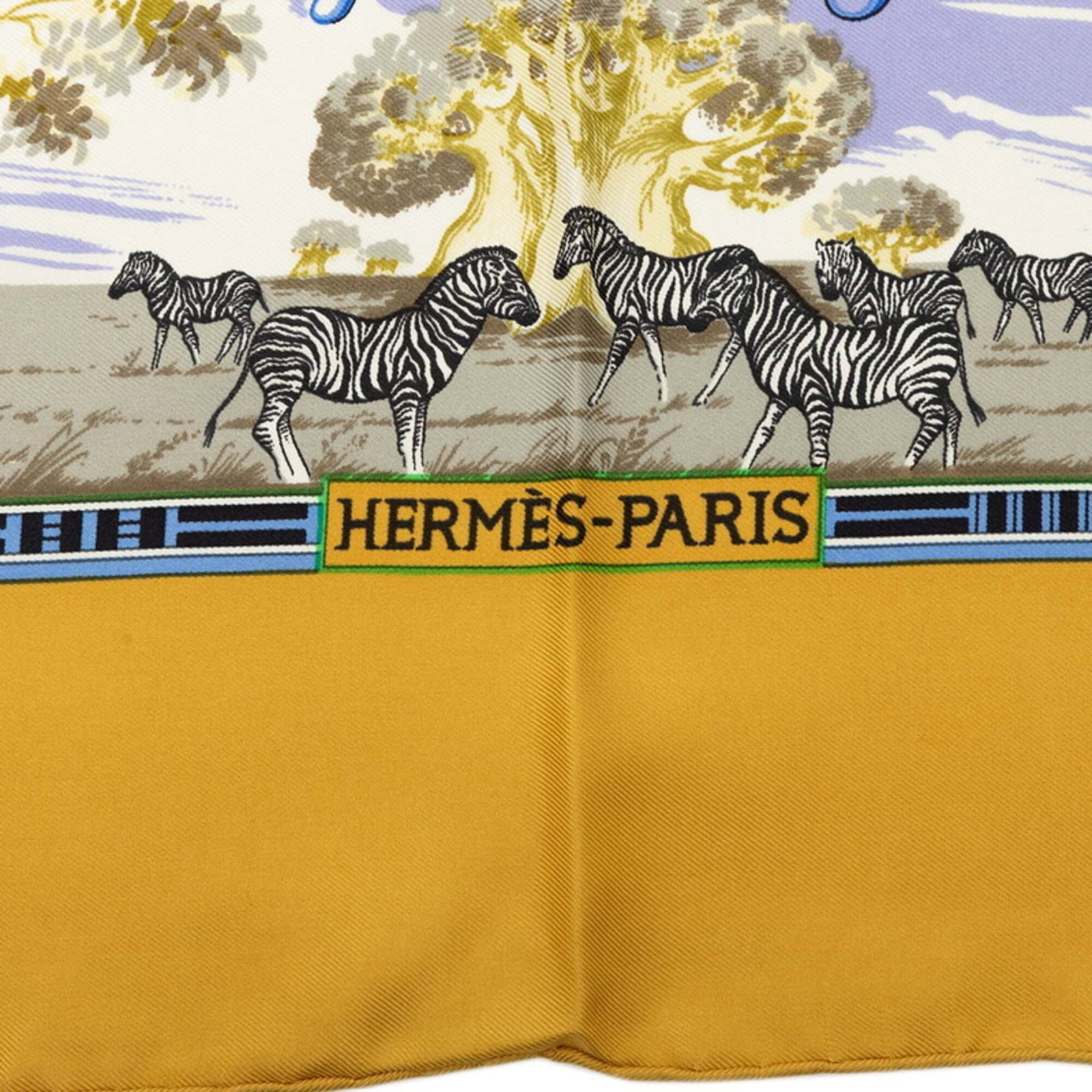 Silk Hermes Scarf - 4