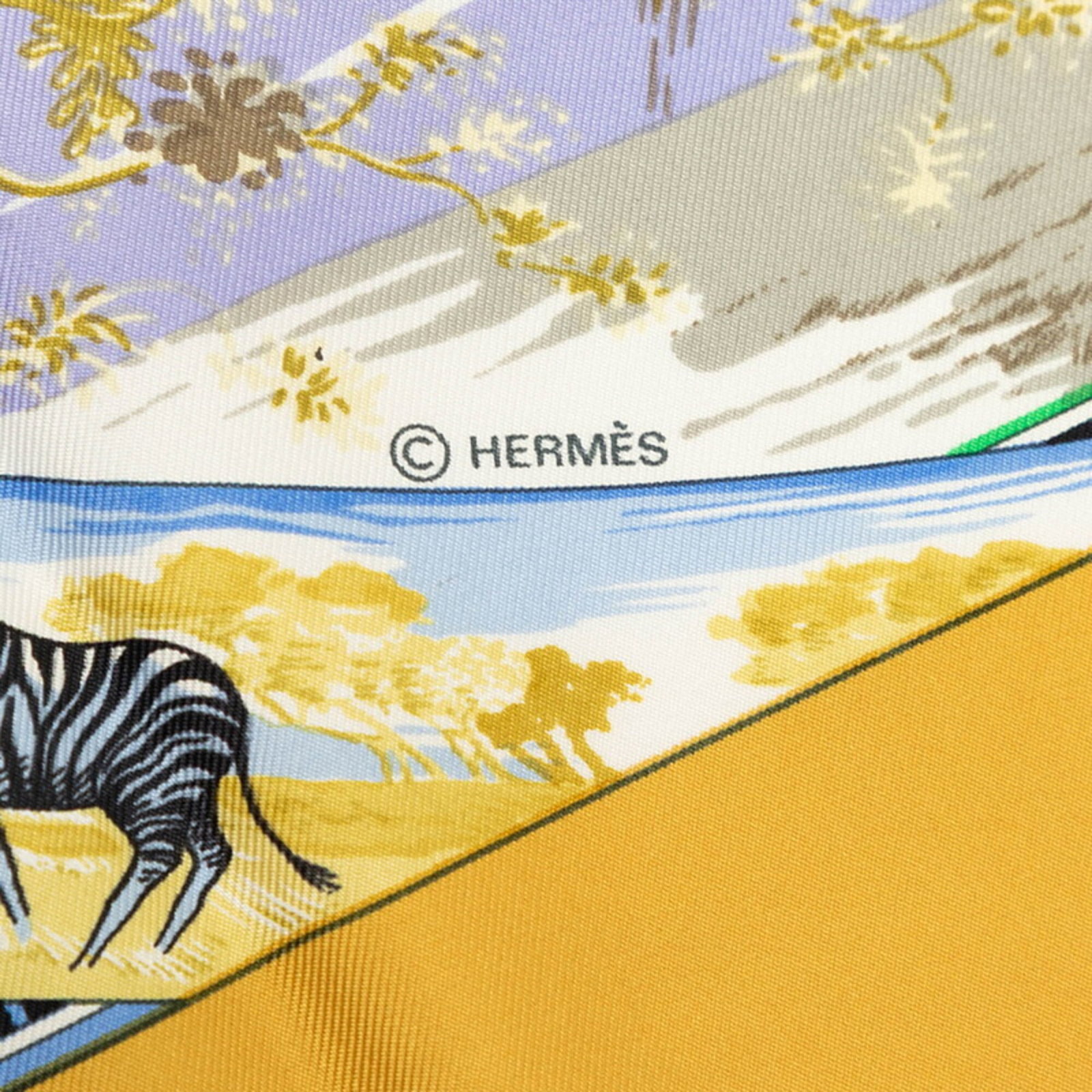 Silk Hermes Scarf - 5