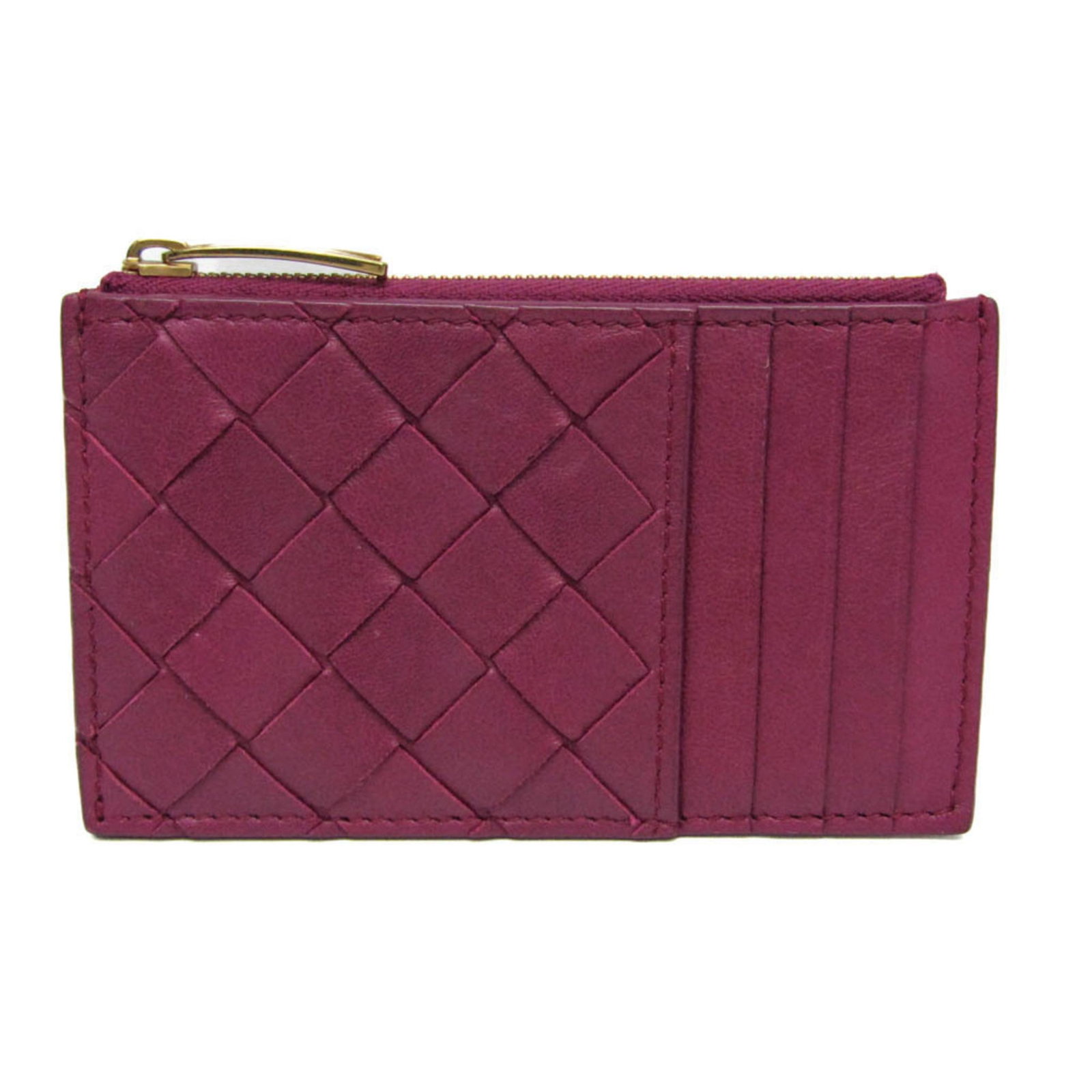 Coin Case Leather Purse Bottega: Coin Case Leather Purse Bottega The Bottega Veneta Coin Case Leather Purse is a stylish and compact accessory, featuring a rich purple leather exterior with a coin purse, button pocket, and card