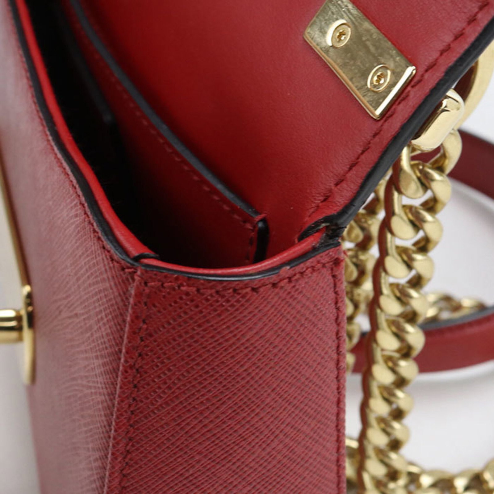 Shoulder Bag Leather Prada - 6