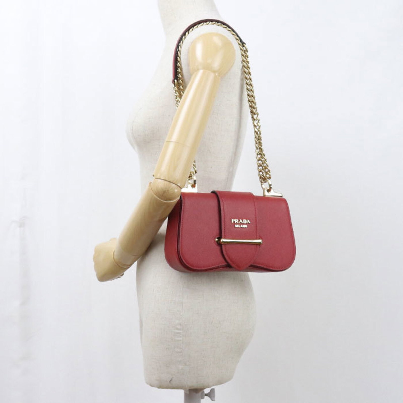 Shoulder Bag Leather Prada - 8