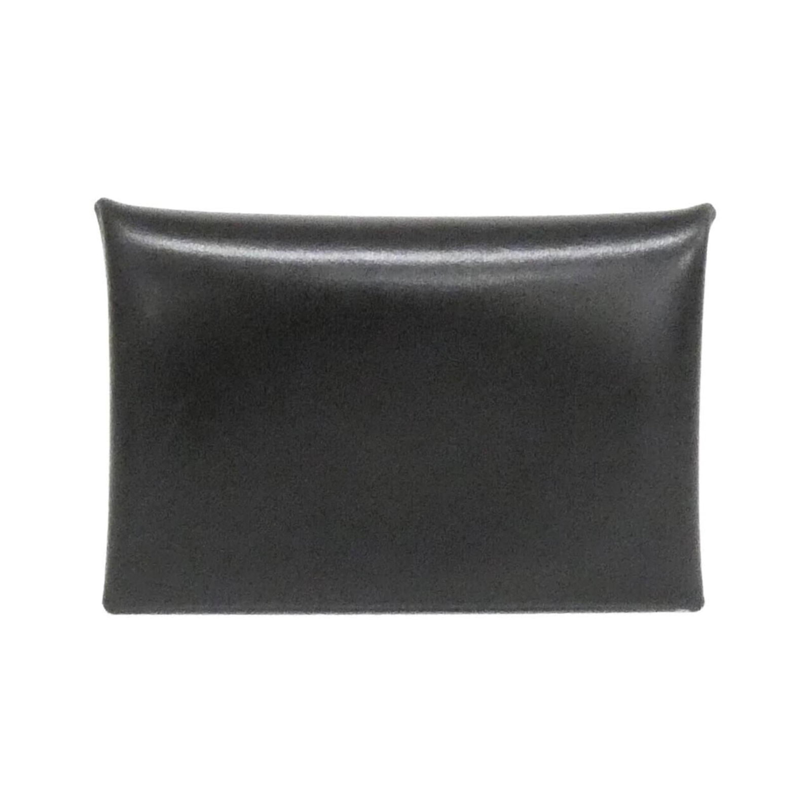 Hermes Card Case Leather: Hermes Card Case Leather Box calf leather construction provides a sleek and sophisticated look. This compact card case measures 7cm x 11cm x 1.5cm, making it a convenient accessory for daily use. The
