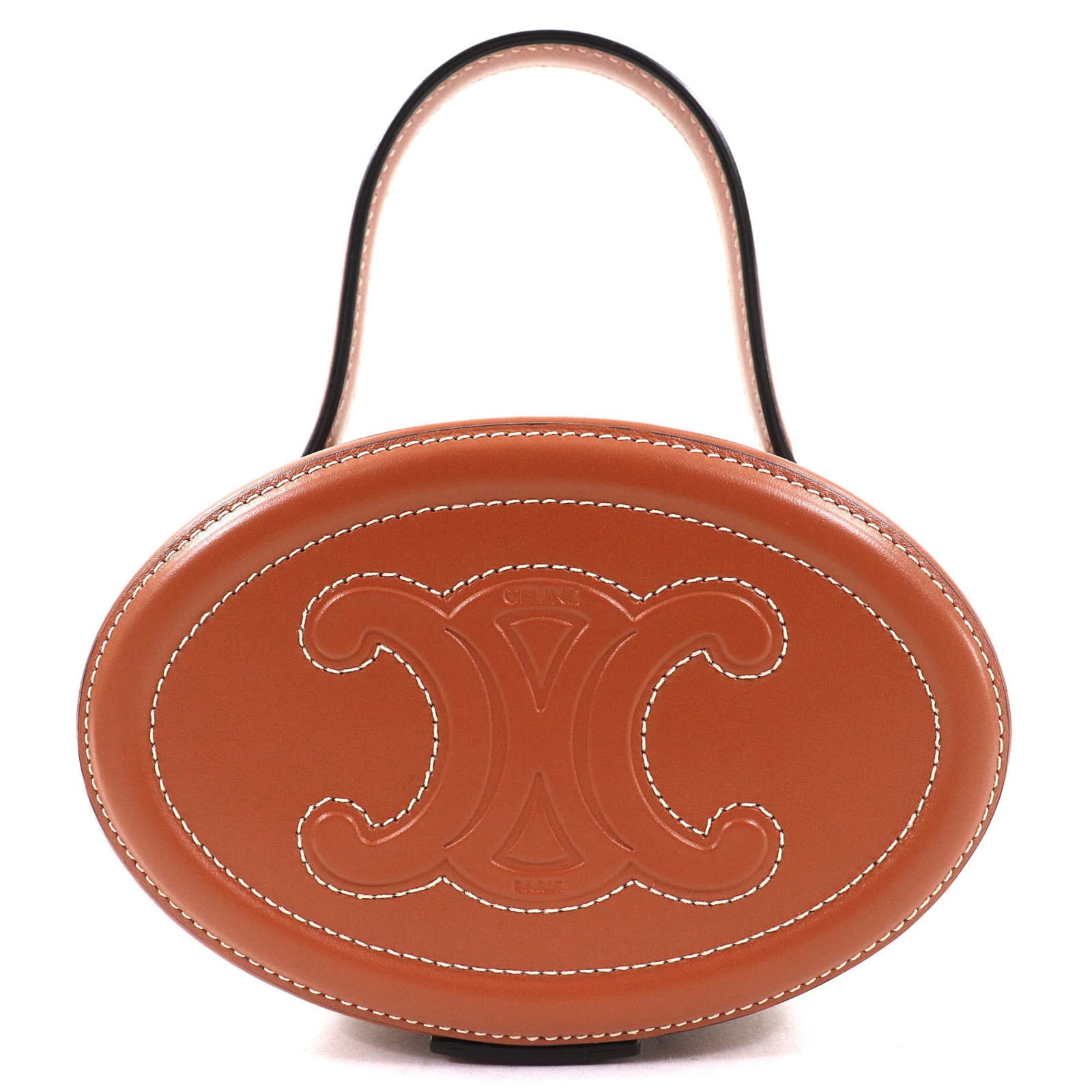 Celine Handbag Leather: Celine Handbag Leather Brown Celine Handbag Leather is made from high-quality leather, measuring 10cm x 15cm x 5.5cm. The bag comes with a dust bag and features a signature. The leather handbag is a