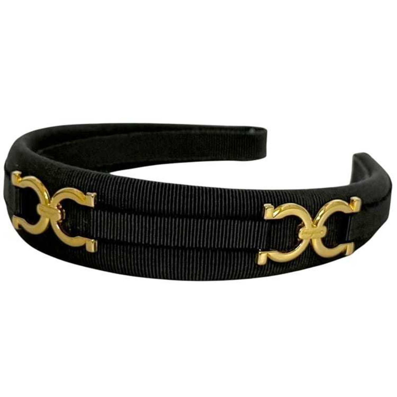 Canvas band Alice Ferragamo Salvatore: Canvas band Alice Ferragamo Salvatore Canvas band Alice Ferragamo Salvatore is a gold plated canvas accessory featuring a signature. This green and khaki canvas band measures 39cm x 3cm and comes in a